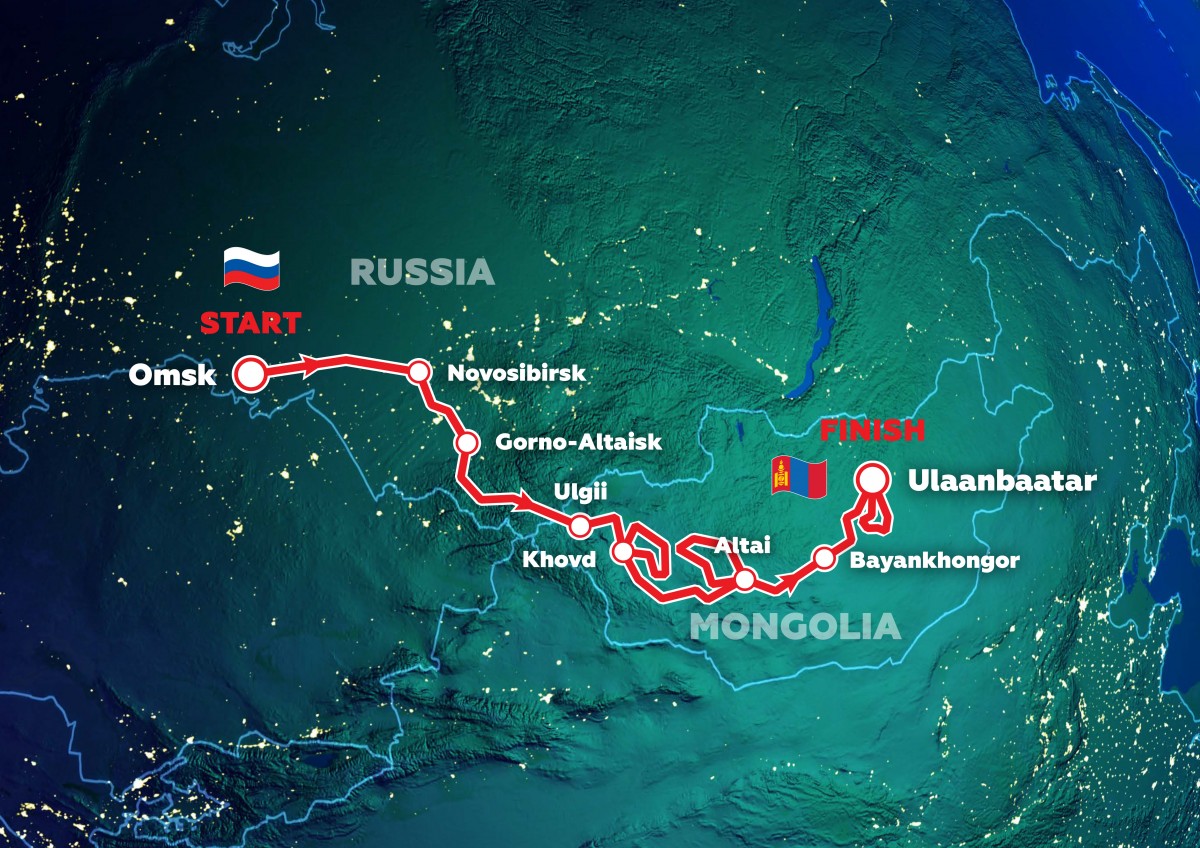 Карта ралли Шелковый Путь 2021 Карта ралли Шелковый Путь 2021