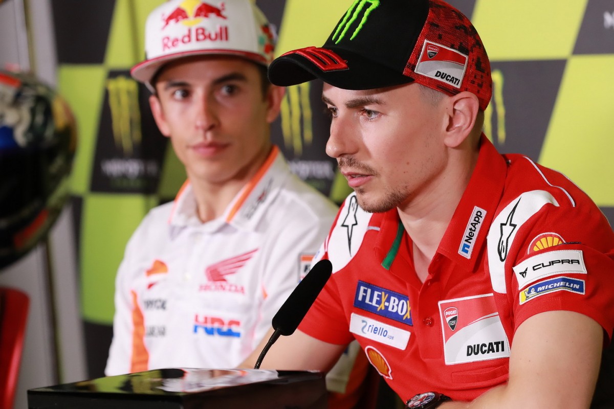 Будущие напарники по Repsol Honda: Маркес знал всю историю с Лоренцо с первого дня Будущие напарники по Repsol Honda: Маркес знал всю историю с Лоренцо с первого дня
