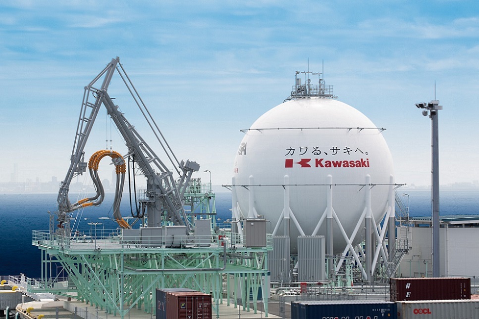 Терминал Kawasaki по хранению и доставке H2 в Кобе Терминал Kawasaki по хранению и доставке H2 в Кобе