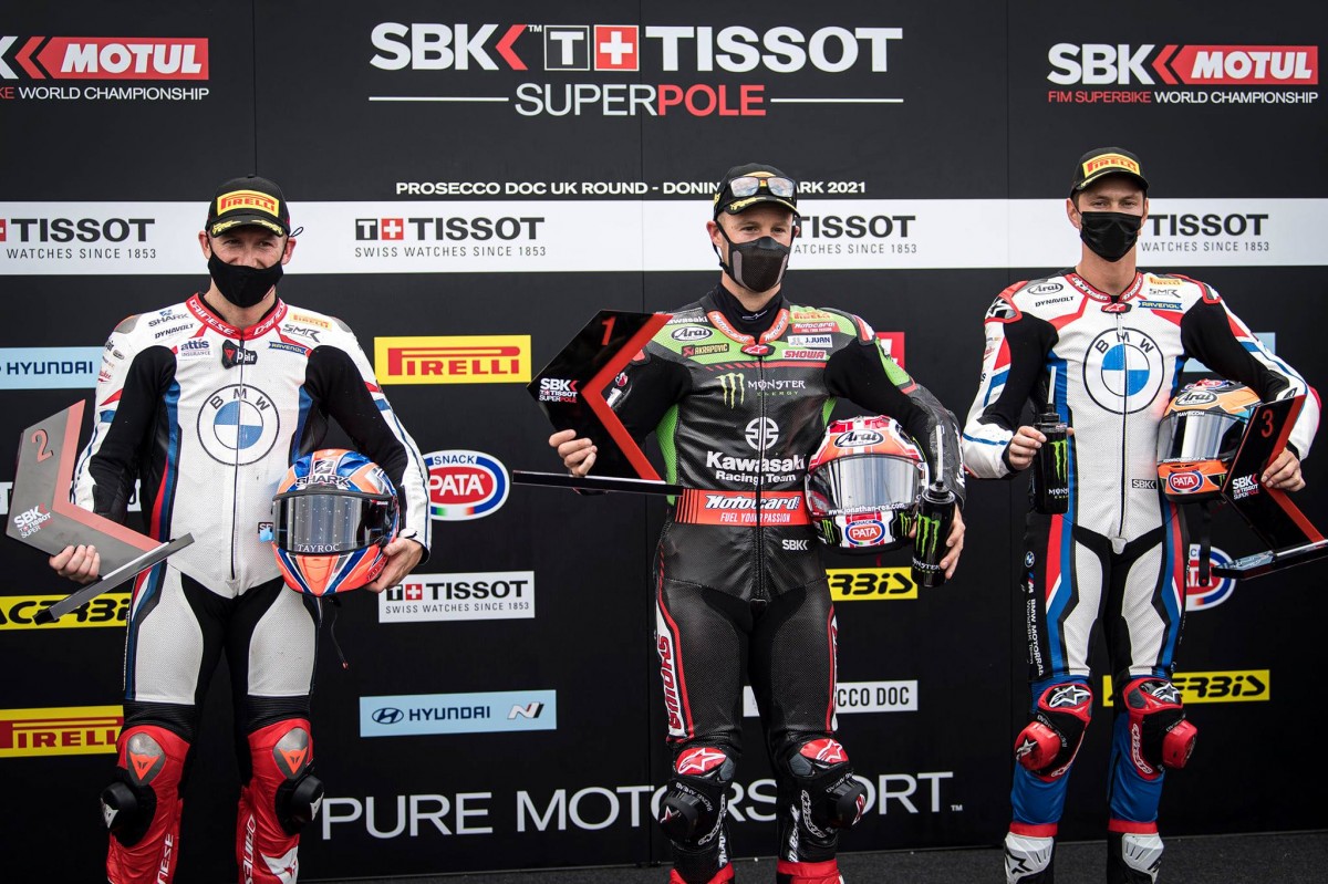 Сайкс и Ван дер Марк встретились с Джонатаном Рэем на финише Superpole Race Сайкс и Ван дер Марк встретились с Джонатаном Рэем на финише Superpole Race