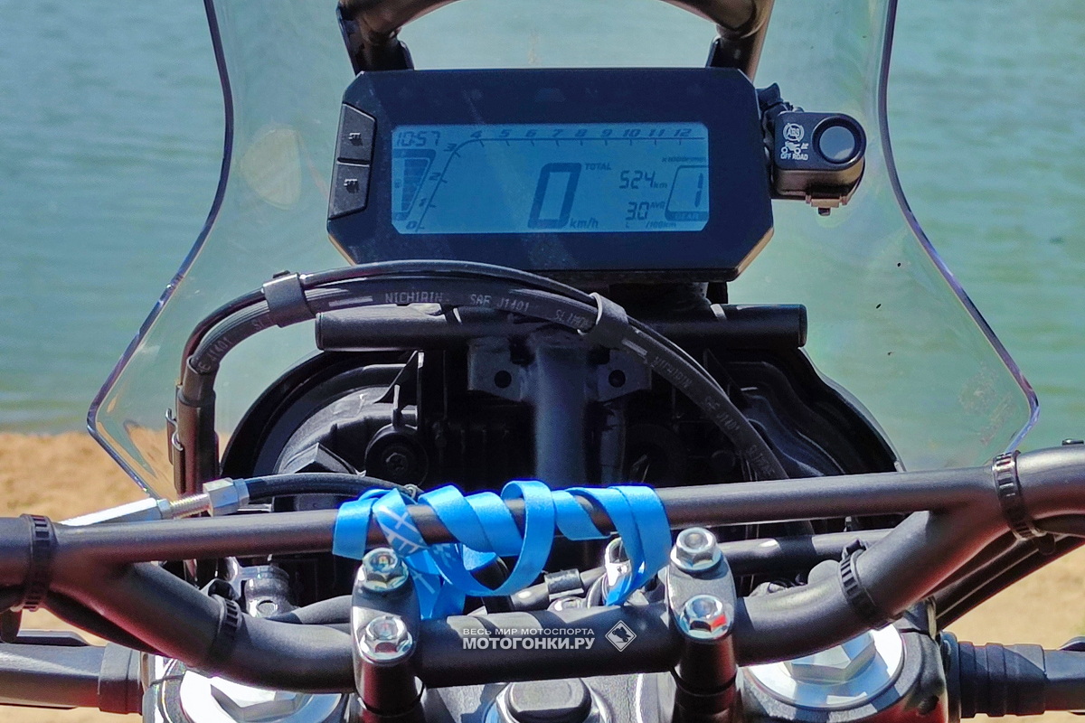 Тест-драйв Honda CRF300L Rally: приборная панель проста, но понятна Тест-драйв Honda CRF300L Rally: приборная панель проста, но понятна