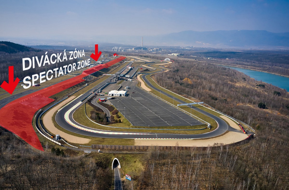 Новая зрительская зона на Autodrom Most Новая зрительская зона на Autodrom Most