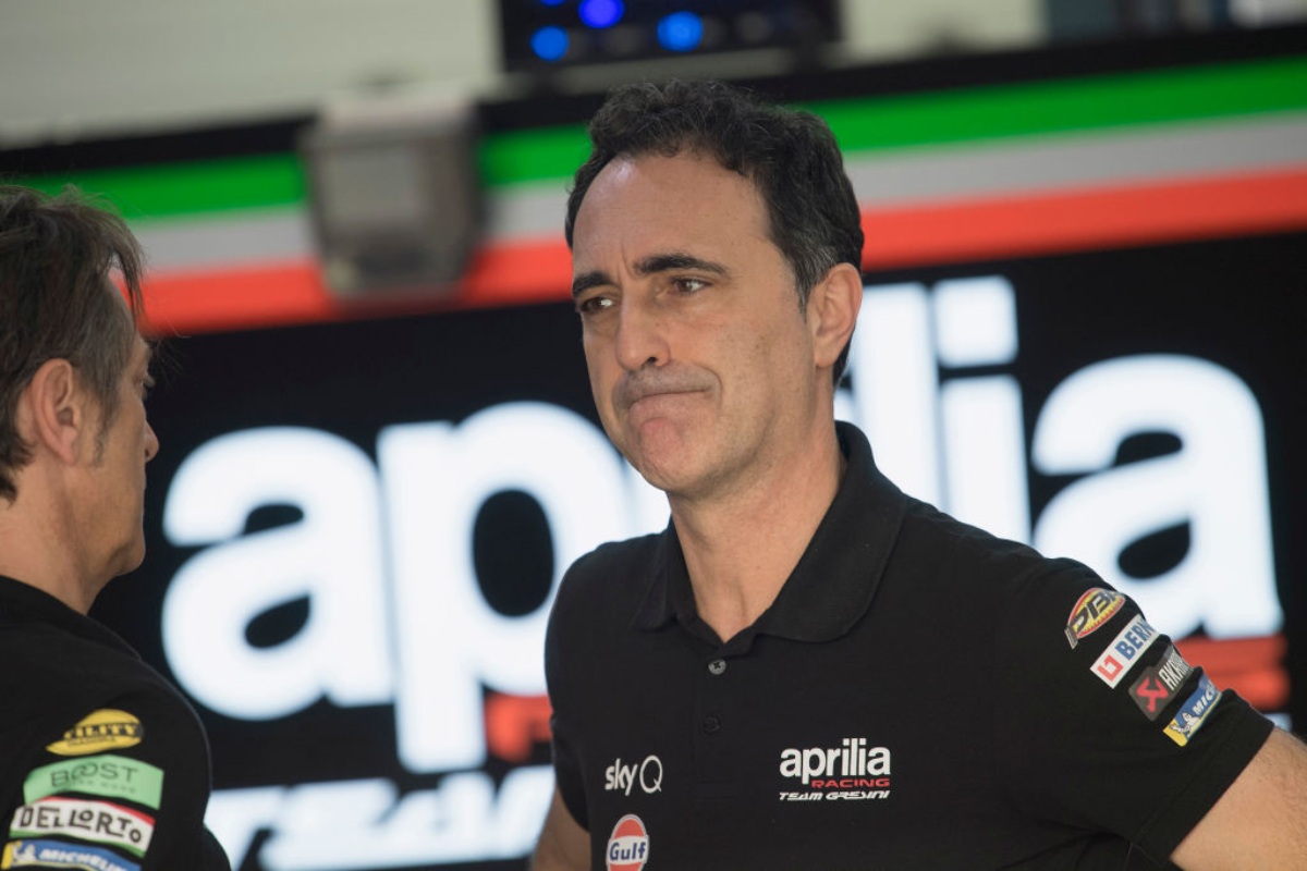 Романо Альбезиано, технический директор Aprilia Racing Романо Альбезиано, технический директор Aprilia Racing