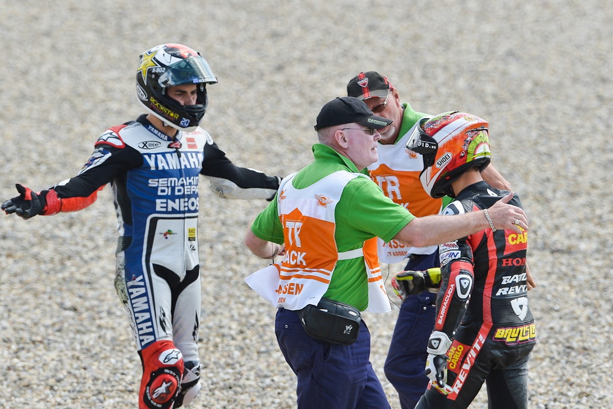 Хорхе Лоренцо и Альваро Баутиста, DutchGP, 2012 Хорхе Лоренцо и Альваро Баутиста, DutchGP, 2012