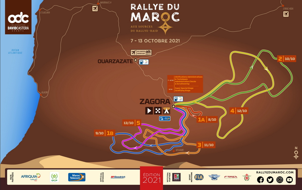 Маршрут Ралли Марокко 2021 (Rallye du Maroc) Маршрут Ралли Марокко 2021 (Rallye du Maroc)