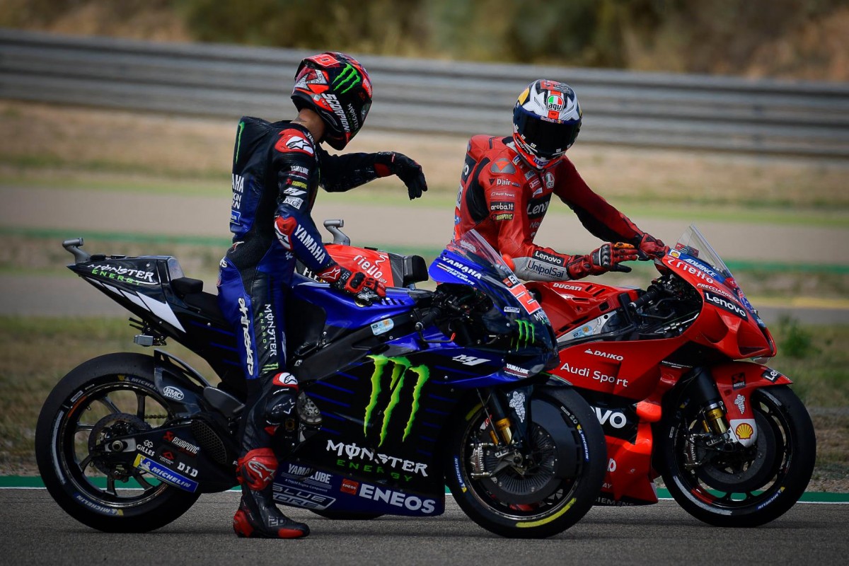 Противостояние Yamaha и Ducati в 2021 году - это не веселые забавы двух молодых гонщиков! Противостояние Yamaha и Ducati в 2021 году - это не веселые забавы двух молодых гонщиков!