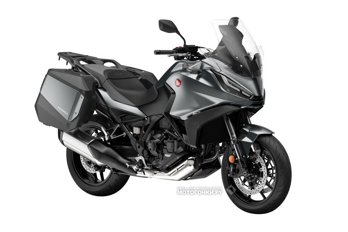 Honda NT1100 (2022) в цвете Mat Iridium Gray Metallic в базовой комплектации с кофрами Honda NT1100 (2022) в цвете Mat Iridium Gray Metallic в базовой комплектации с кофрами