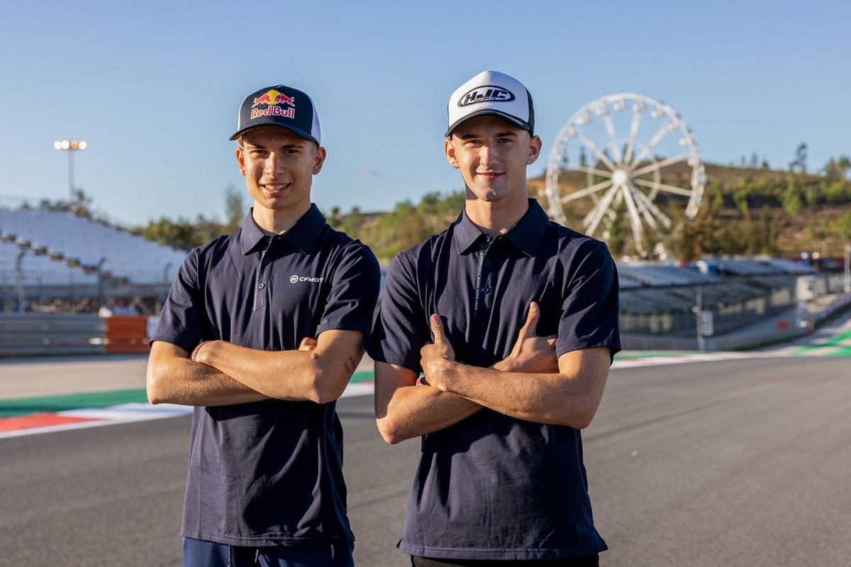 Чави Артихас и Карлос Татай станут официальными пилотами CFMoto в Moto3 Чави Артихас и Карлос Татай станут официальными пилотами CFMoto в Moto3