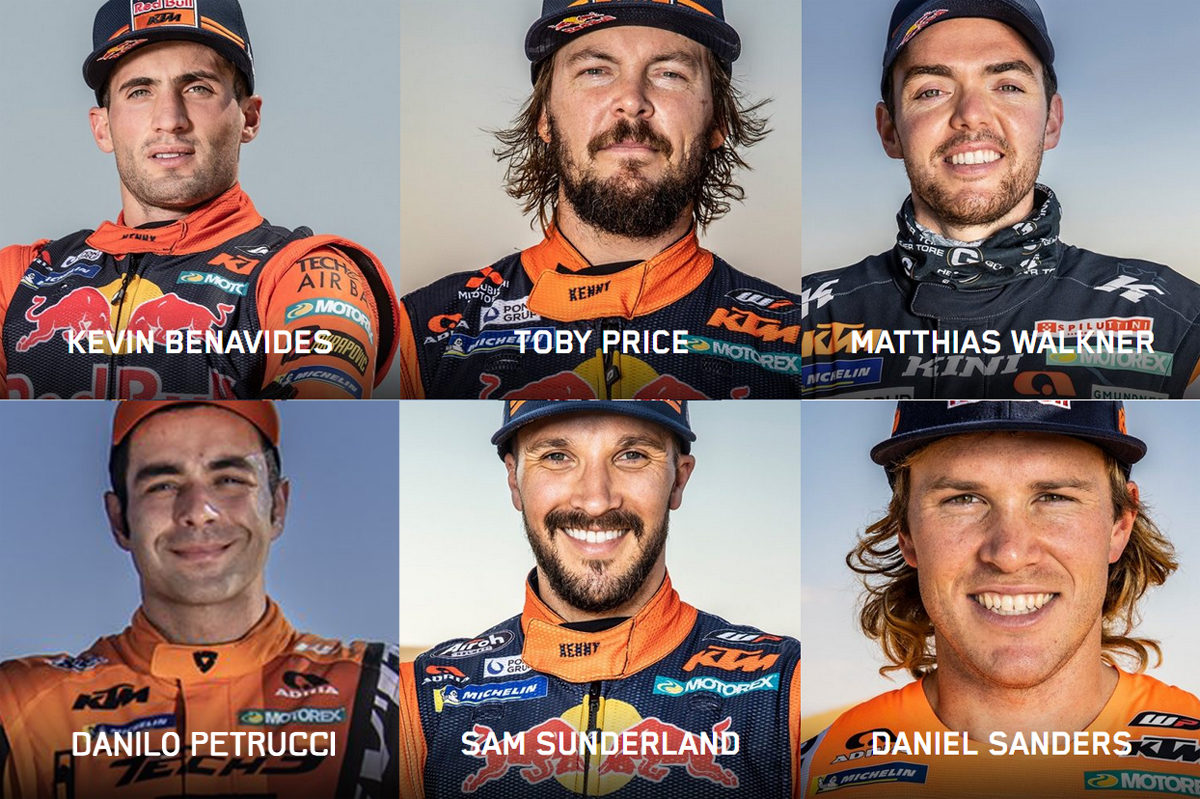 KTM Factory Racing на Дакаре-2022: четверка заводских пилотов + два дополнительных KTM Factory Racing на Дакаре-2022: четверка заводских пилотов + два дополнительных