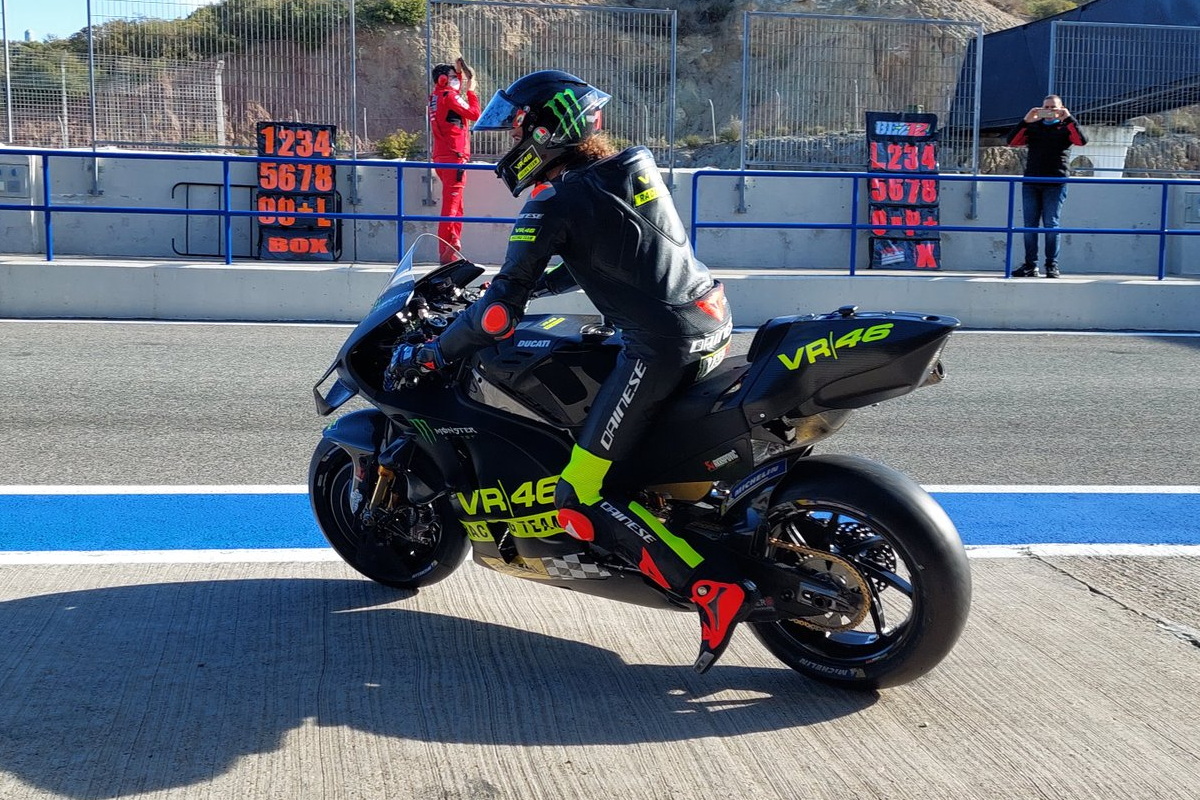 Марко Беццекки стартует на новеньком Ducati Desmosedici GP21 Марко Беццекки стартует на новеньком Ducati Desmosedici GP21