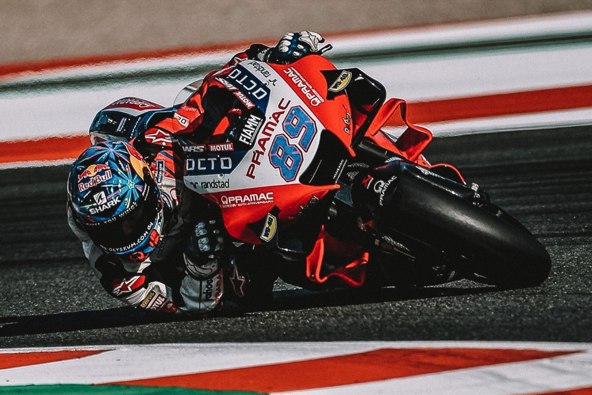 Хорхе Мартин, Pramac Racing - фото из Валенсии Хорхе Мартин, Pramac Racing - фото из Валенсии