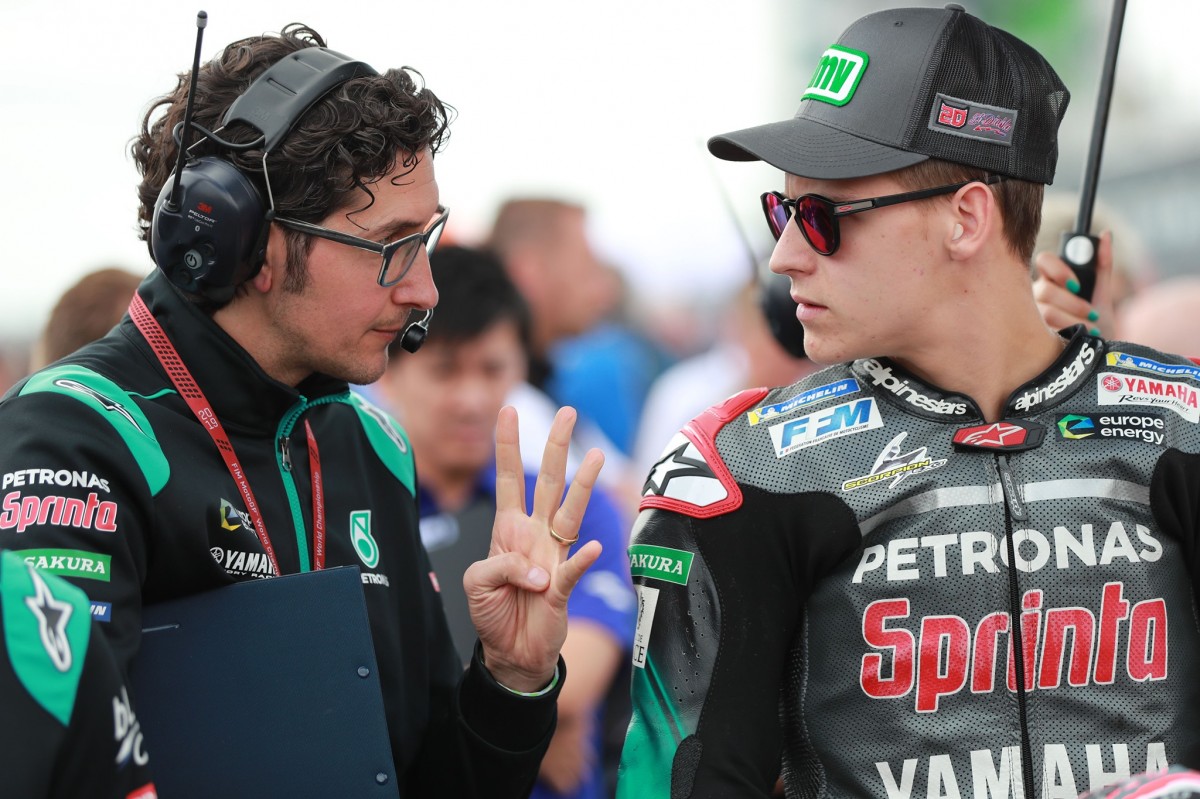 Диего Губеллини и Фабио Куартараро, Petronas Yamaha SRT (2019) Диего Губеллини и Фабио Куартараро, Petronas Yamaha SRT (2019)