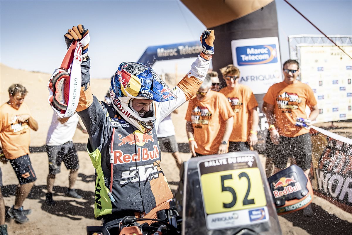 Маттиас Валькнер, KTM Factory Racing - победитель Ралли Марокко и чемпион мира по ралли 2021 года Маттиас Валькнер, KTM Factory Racing - победитель Ралли Марокко и чемпион мира по ралли 2021 года