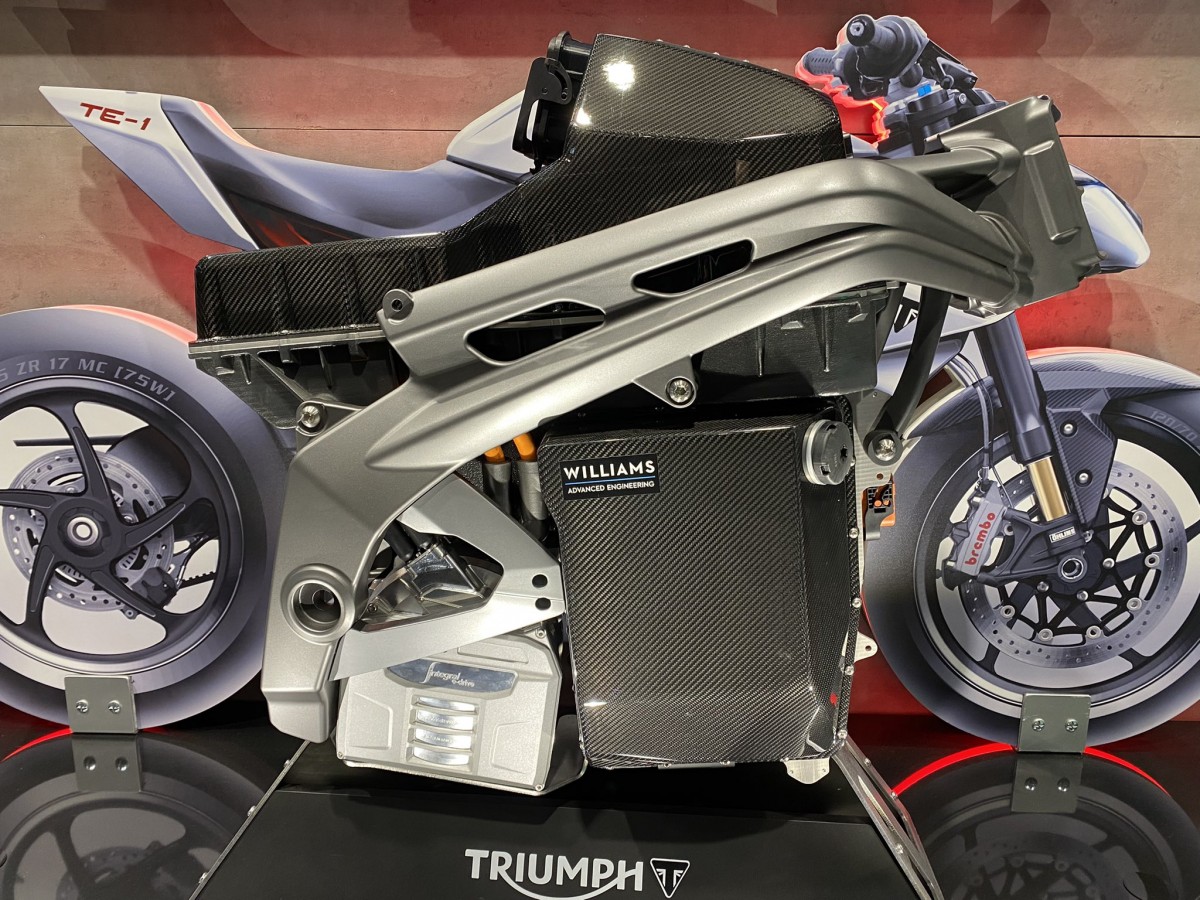 Triumph Project TE-1 Phase 2 на MotorcycleLive NEC 2021 Triumph Project TE-1 Phase 2 на MotorcycleLive NEC 2021
