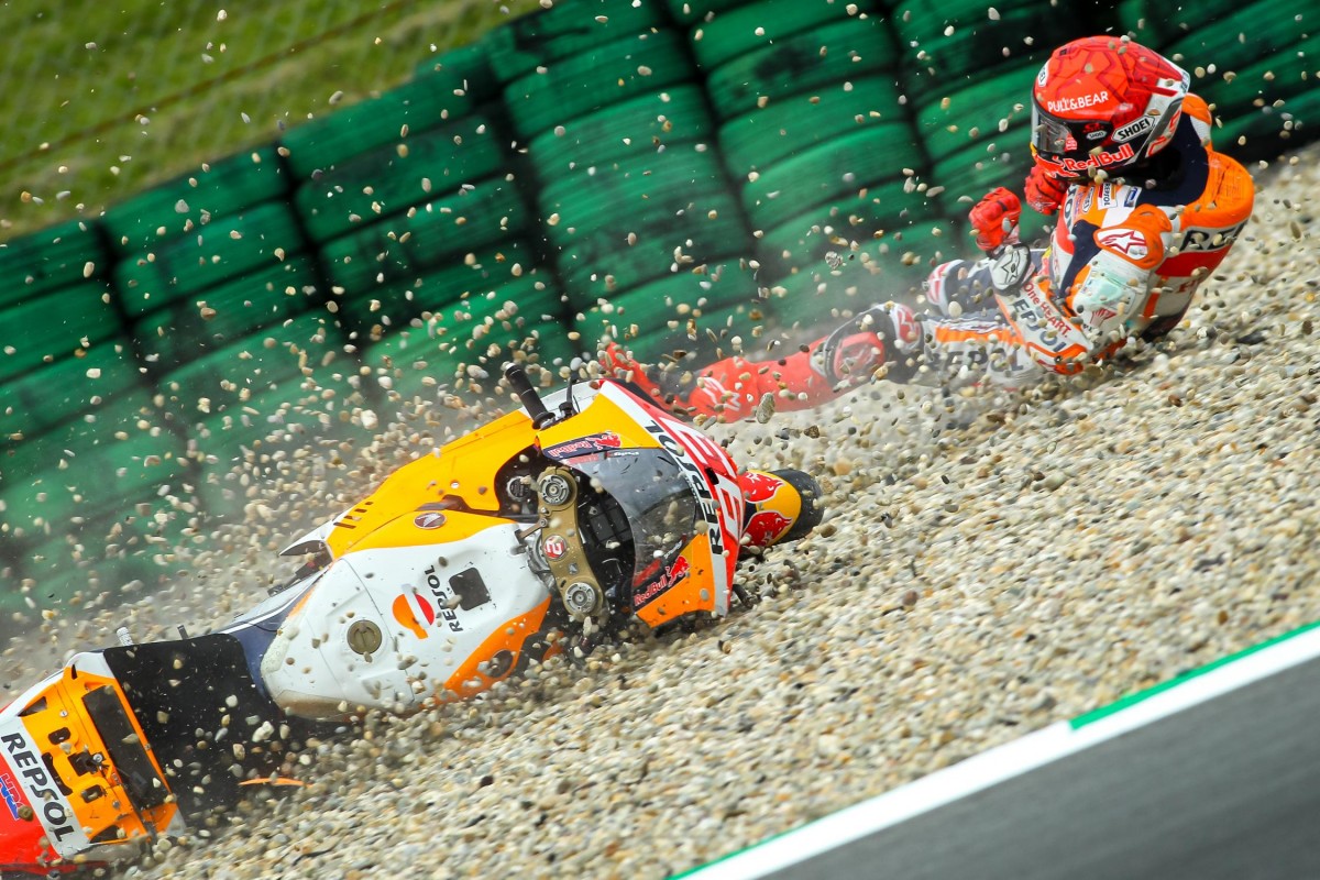 Марк Маркес возглавил анти-рейтинг падений MotoGP в 2021 году Марк Маркес возглавил анти-рейтинг падений MotoGP в 2021 году