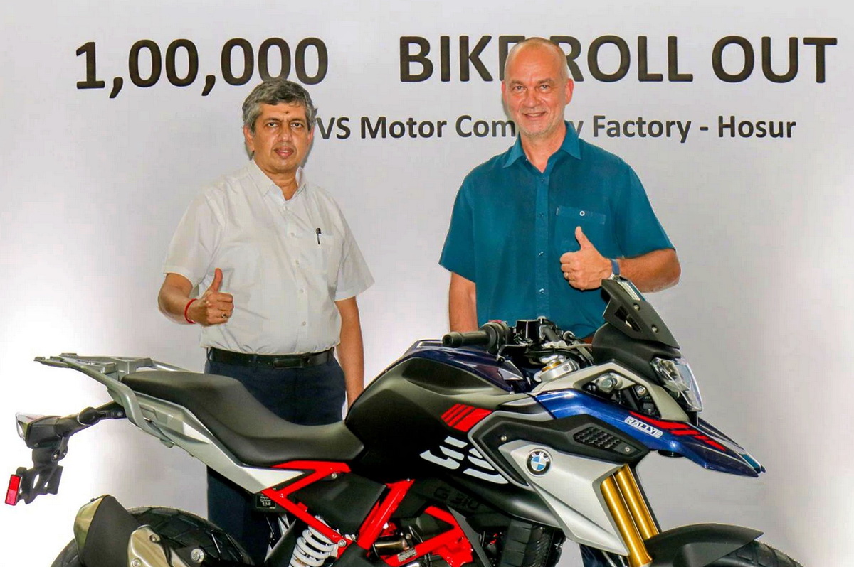 100-тысячный BMW R 310 сошел с конвейера TVS в октябре 2021 года 100-тысячный BMW R 310 сошел с конвейера TVS в октябре 2021 года