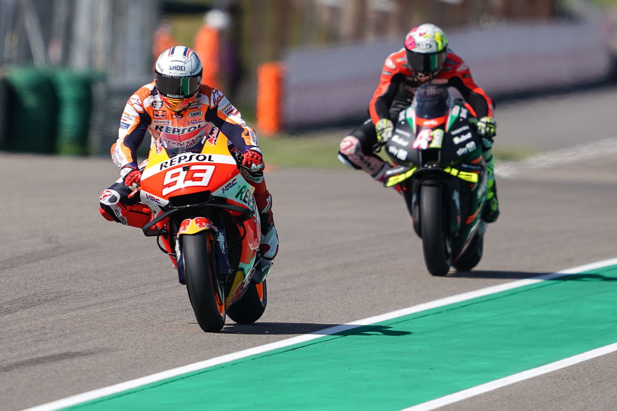 Марк Маркес и Алеш Эспаргаро, Гран-При Германии MotoGP Марк Маркес и Алеш Эспаргаро, Гран-При Германии MotoGP