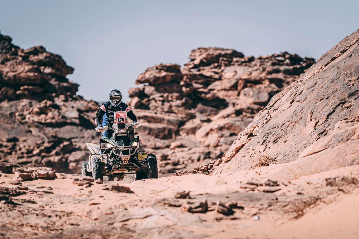 Александр Жиро, лидер категории QUAD Александр Жиро, лидер категории QUAD