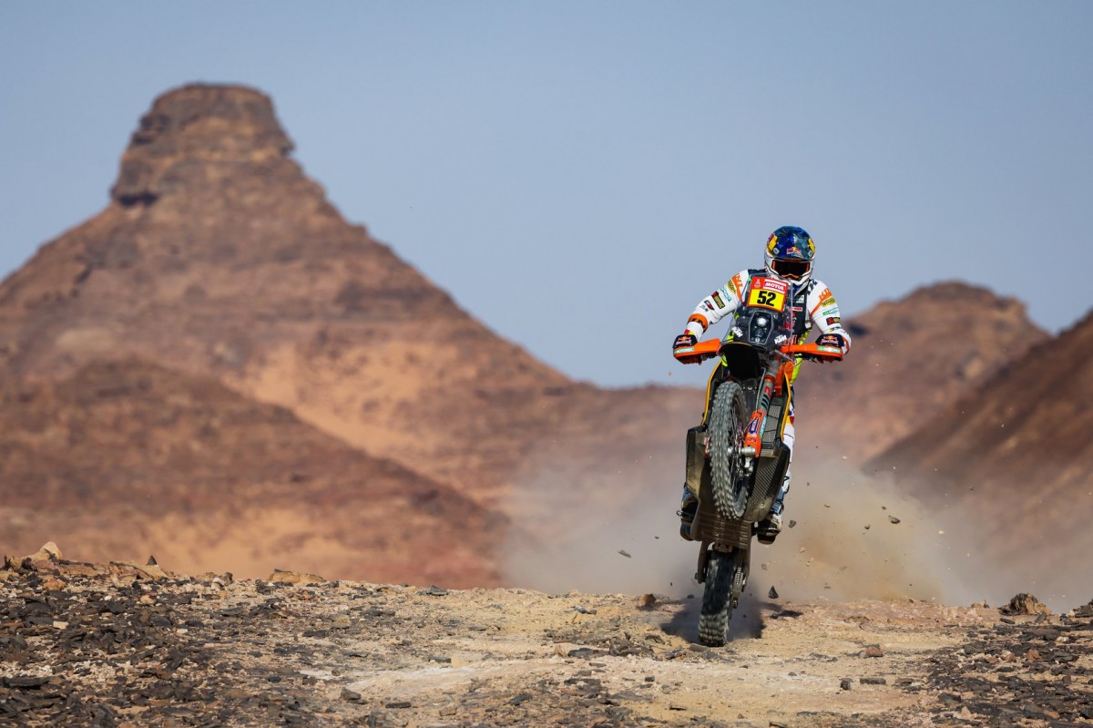 Маттиас Валькнер, KTM Factory Racing - новый лидер Дакара-2022 Маттиас Валькнер, KTM Factory Racing - новый лидер Дакара-2022
