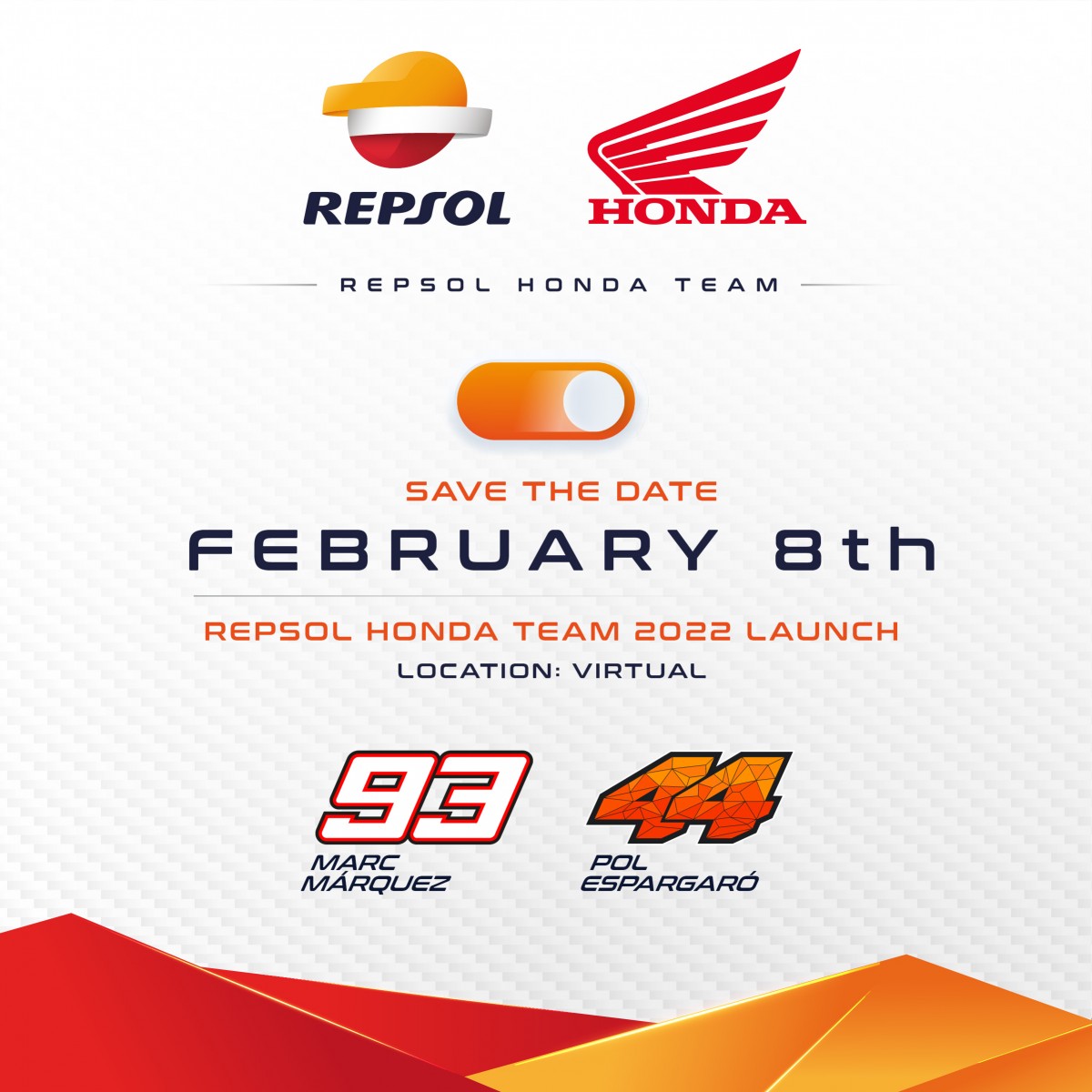 Напоминание о презентации Repsol Honda 2022 года Напоминание о презентации Repsol Honda 2022 года