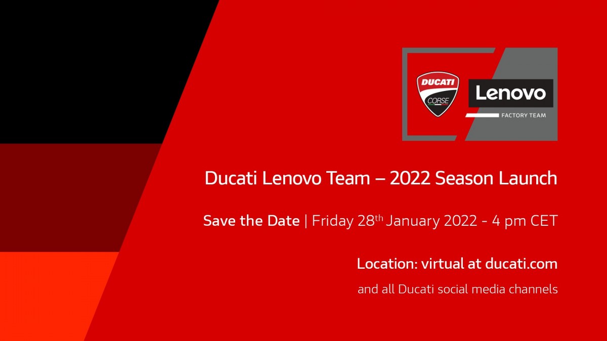 Презентация Ducati Lenovo Team назначена на 28 января Презентация Ducati Lenovo Team назначена на 28 января