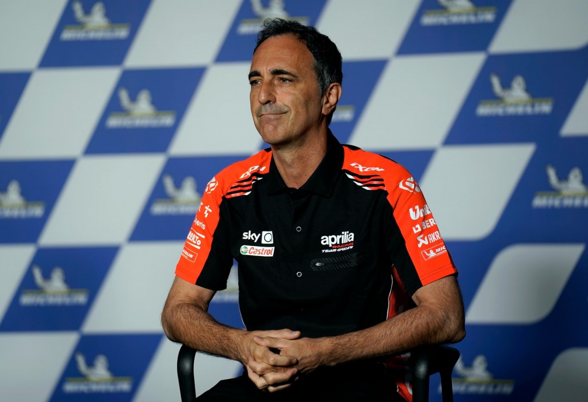 Романо Альбезиано, технический директор Aprilia Racing Романо Альбезиано, технический директор Aprilia Racing