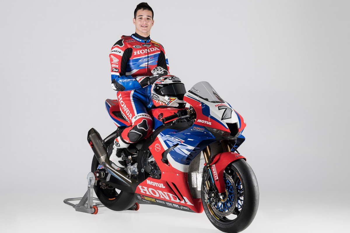 Honda CBR1000RR-R Fireblade (2022) и Икер Лекуона Honda CBR1000RR-R Fireblade (2022) и Икер Лекуона