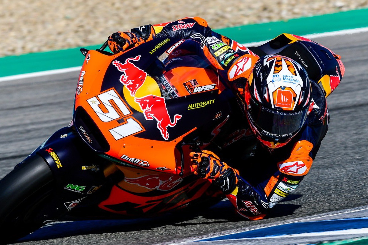 Новобранец Moto2 Педро Акоста сразу же оказался среди лидеров на предсезонных тестах в Портимао Новобранец Moto2 Педро Акоста сразу же оказался среди лидеров на предсезонных тестах в Портимао