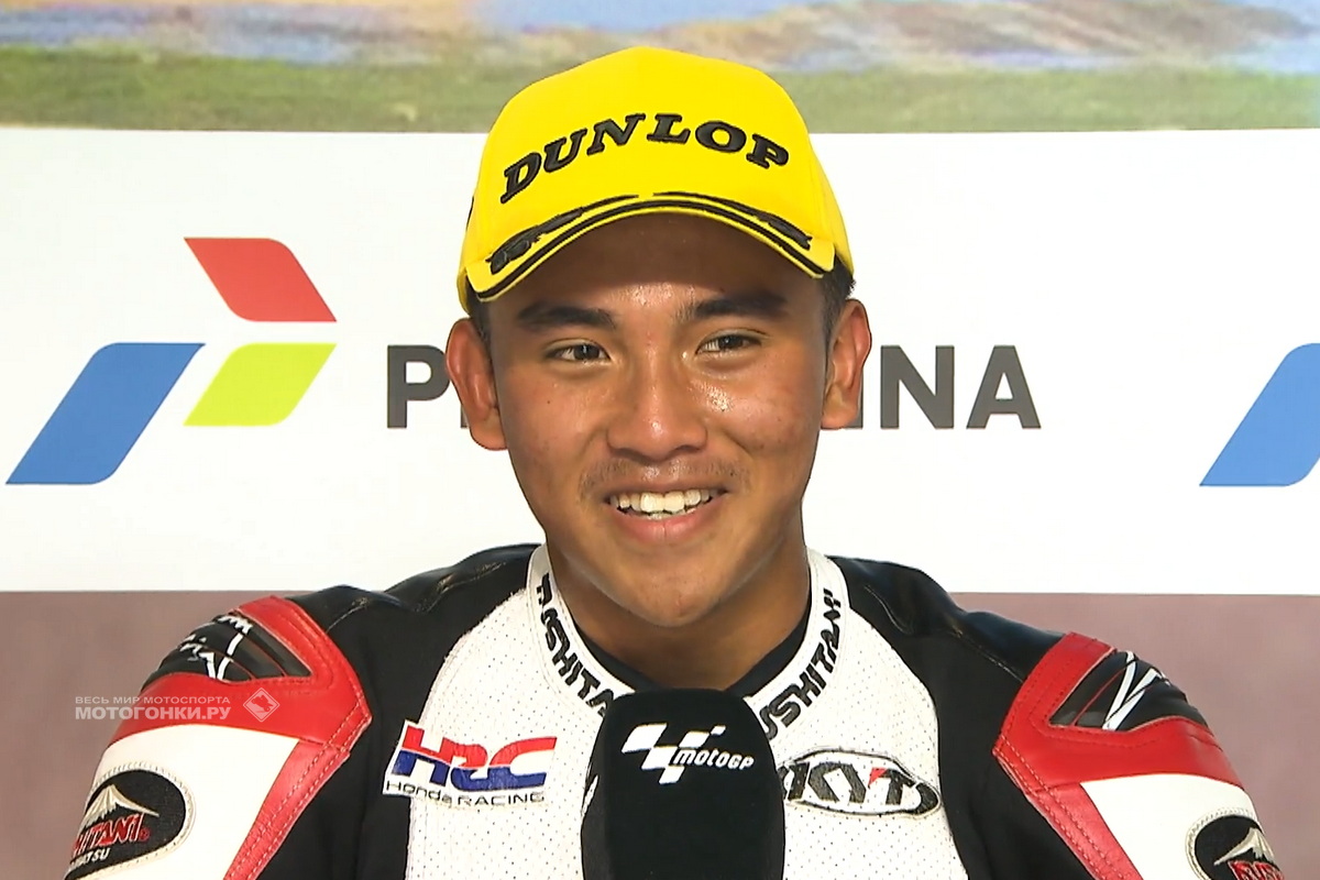 Марио Адзи (Honda Team Asia) Марио Адзи (Honda Team Asia)