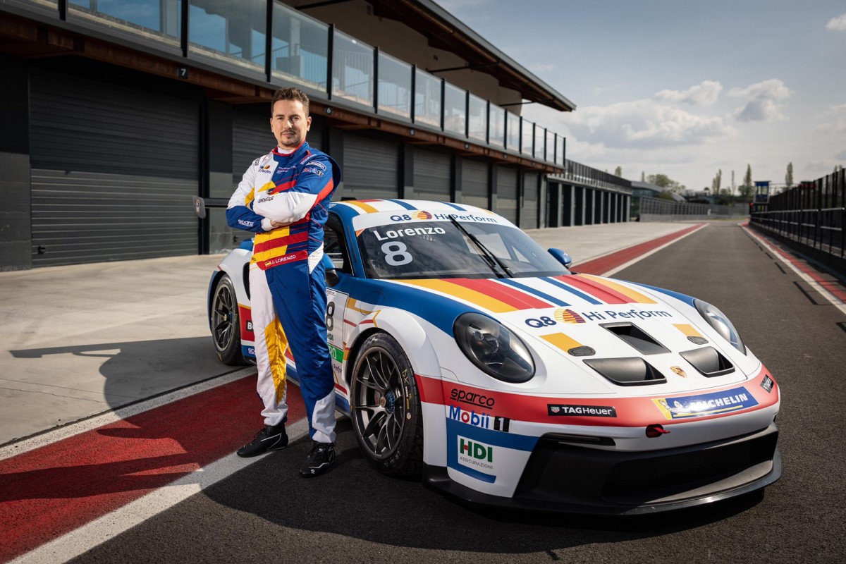 Хорхе Лоренцо вступил в Porsche Carrera Cup Italy Хорхе Лоренцо вступил в Porsche Carrera Cup Italy