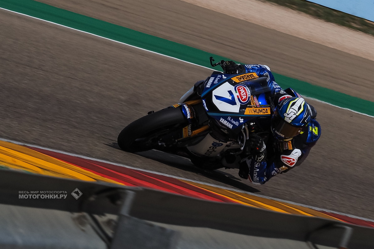 Лоренцо Балдассари на Yamaha R6 команды Evan Bros Yamaha WorldSSP Лоренцо Балдассари на Yamaha R6 команды Evan Bros Yamaha WorldSSP