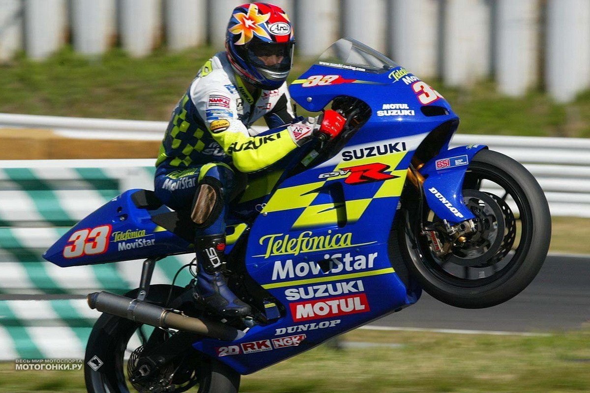 Акира Рио, разработчик Suzuki GSV-R (2002) Акира Рио, разработчик Suzuki GSV-R (2002)