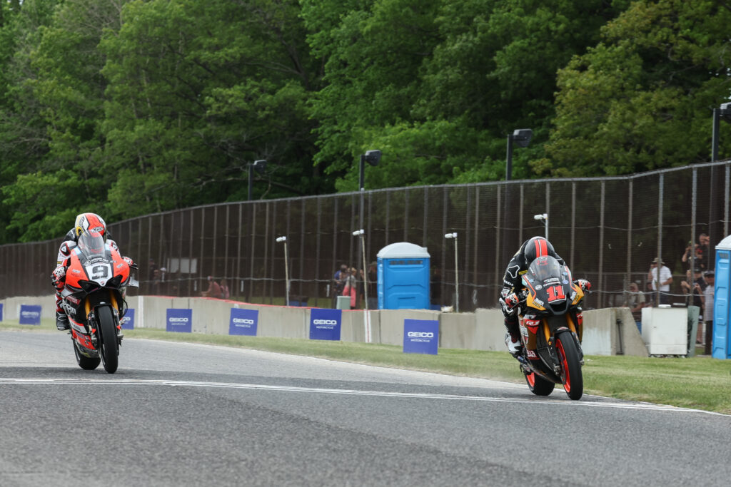 Данило Петруччи 2-й в первой гонке на Road America Данило Петруччи 2-й в первой гонке на Road America