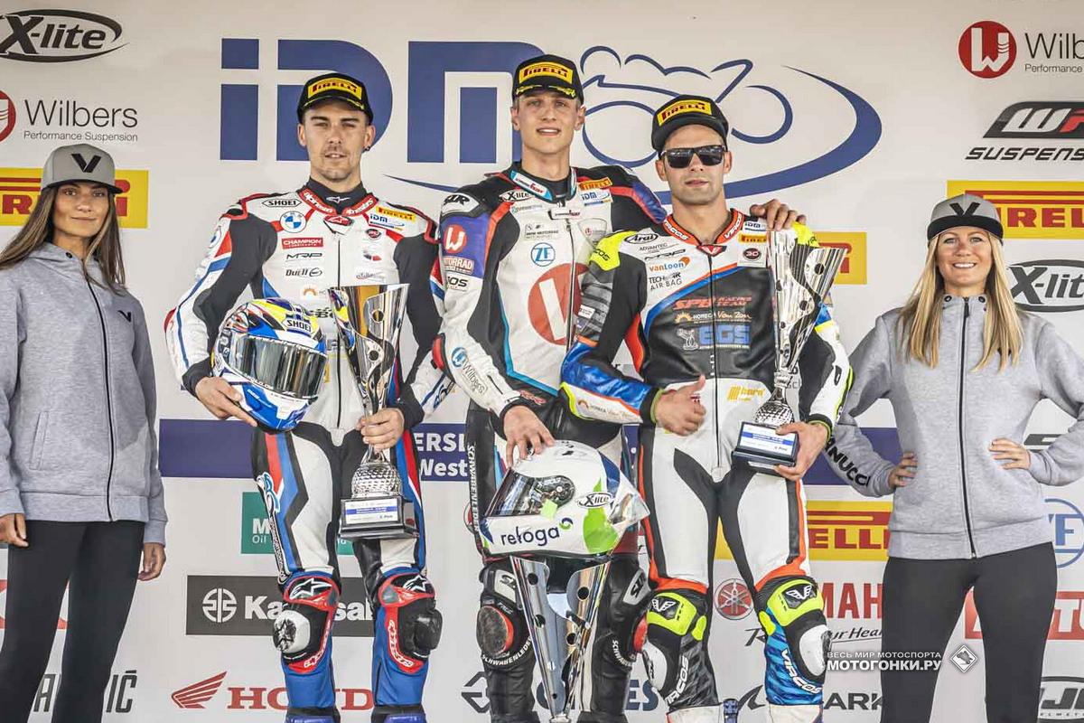 Владимир Леонов вернулся в IDM Superbike: подиум в первой же гонке Владимир Леонов вернулся в IDM Superbike: подиум в первой же гонке