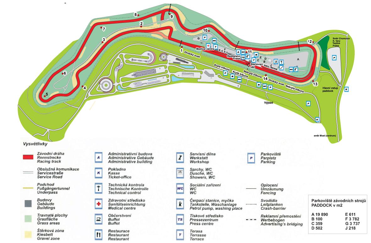 Гоночные трассы мира: Autodrom Most (Чехия, Мост)