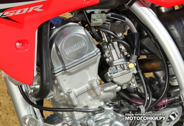 Новый двигатель Honda CRF150RB (2012)