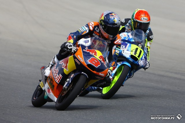 Гран-При Германии - Moto3: схватка Бреда Биндера и Джека Миллера Гран-При Германии - Moto3: схватка Бреда Биндера и Джека Миллера