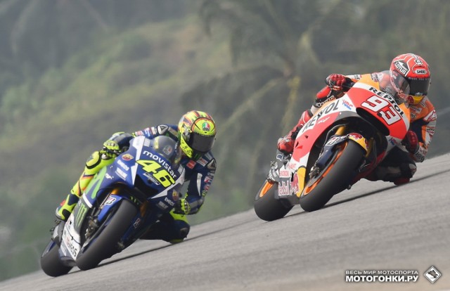 MotoGP 2015 Malaysian GP 17 Round: дуэль Марка Маркеса и Валентино Росси MotoGP 2015 Malaysian GP 17 Round: дуэль Марка Маркеса и Валентино Росси