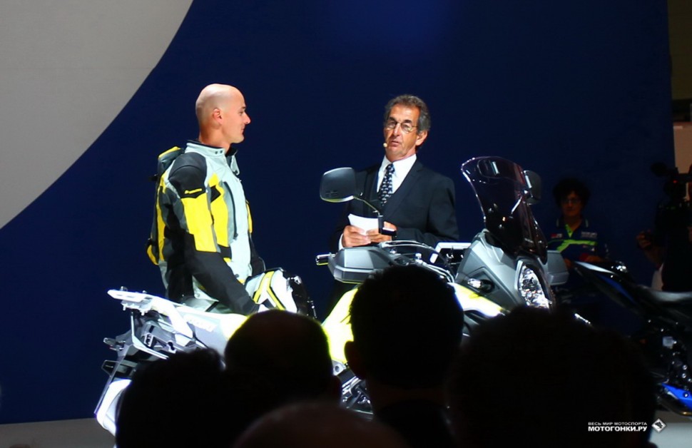 INTERMOT-2016: Кельнский мотосалон - Стефан Эвертс представил обновленный Suzuki V-Strom 1000