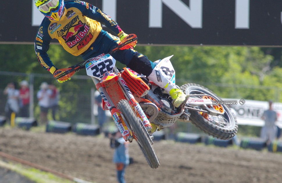 MXGP of Russia - Гран-При России по мотокроссу 2018: 1-я гонка MXGP - Антонио Кайроли №222 - 2-й в гонке MXGP of Russia - Гран-При России по мотокроссу 2018: 1-я гонка MXGP - Антонио Кайроли №222 - 2-й в гонке