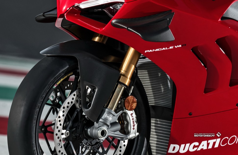 Ducati Panigale V4 R (2019) - полуавтоматическая вилка Ohlins NPX 25/30