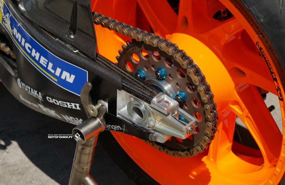 MotoGP - Honda RC213V (2019): карбоновый маятник - не полностью карбоновый