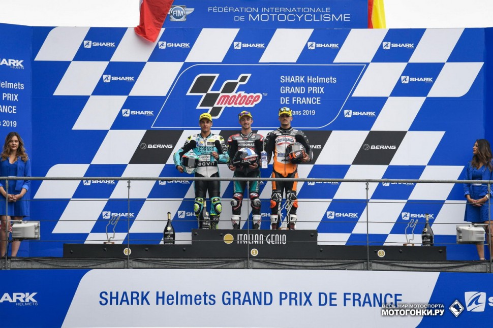 Moto3 FrenchGP - Подиум Гран-При Франции 2019