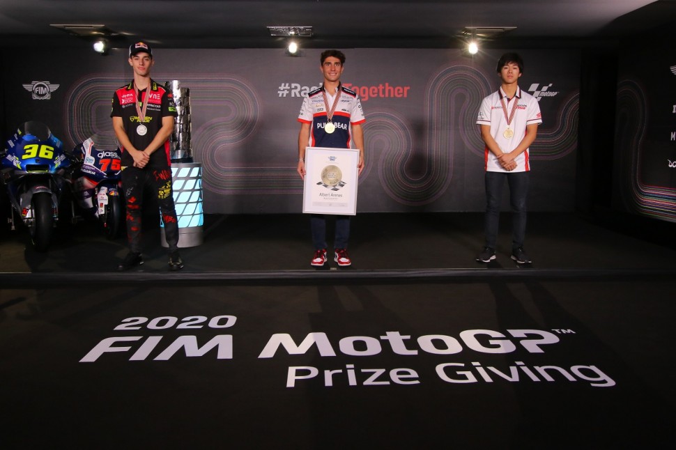 FIM MotoGP Awards 2020: призеры чемпионата в классе Moto3