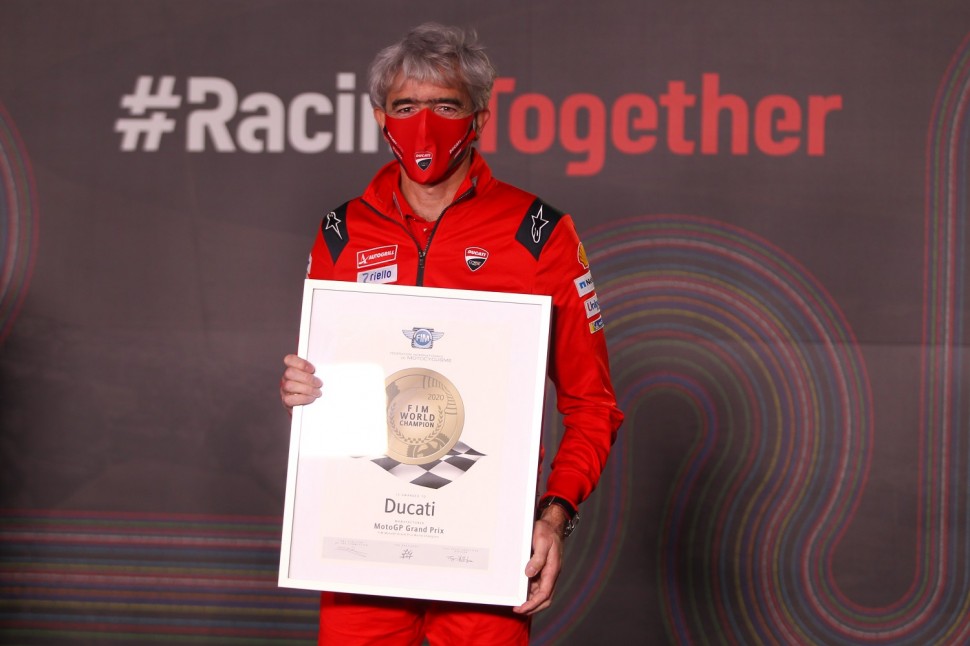 FIM MotoGP Awards 2020: Ducati взяла Кубок производителей после 13 лет ожидания