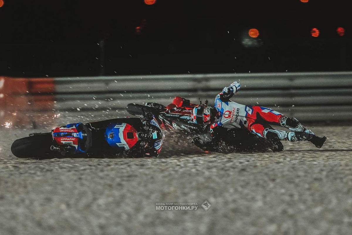 MotoGP-2022 - QatarGP - Гран-При Катара: Ducati crash - 3