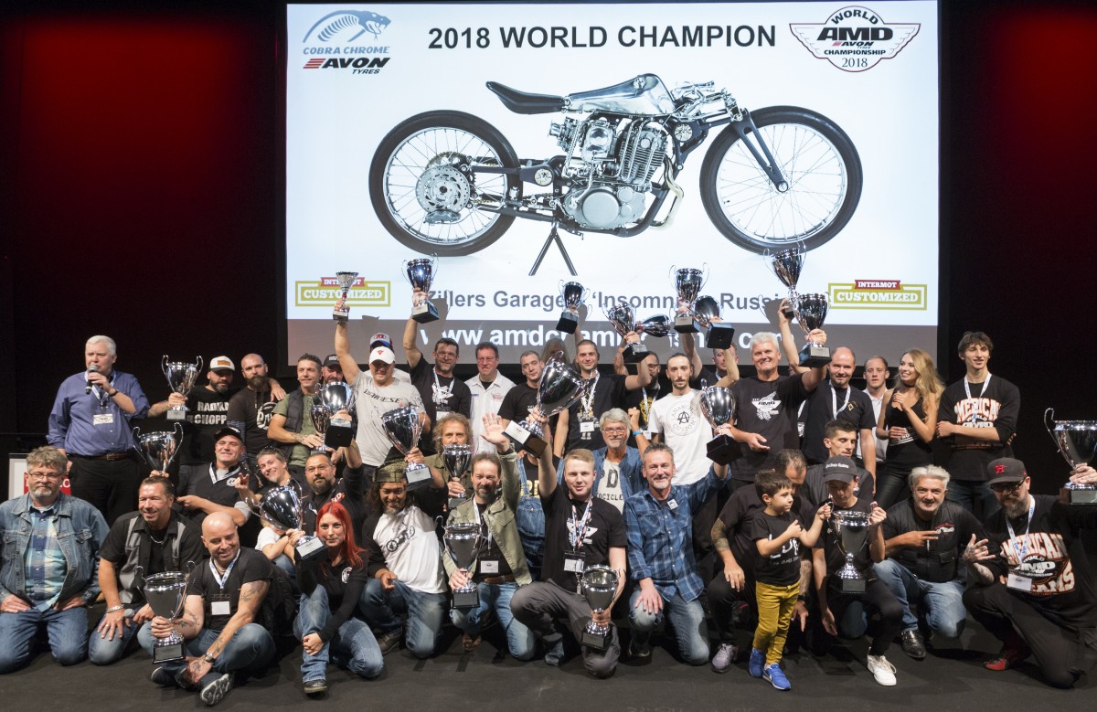 AMD World Championship of Custom Bike Building 2018: впервые российский кастомайзер - Дмитрий Голубчиков - чемпион мира!