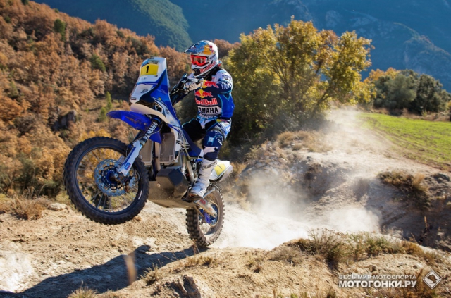 Сирил Депре на Yamaha YZ450F Rally - главная ставка завода Сирил Депре на Yamaha YZ450F Rally - главная ставка завода