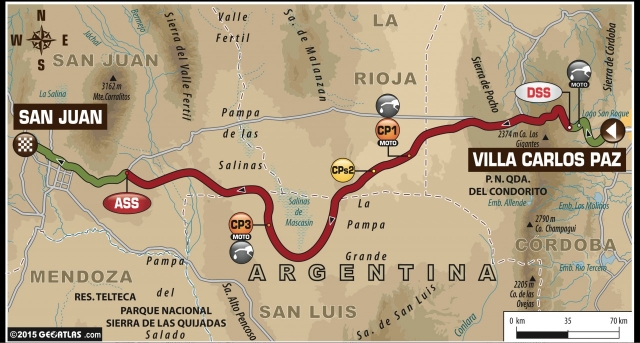 Маршрут СУ2: Villa Carlos Paz - San Juan Маршрут СУ2: Villa Carlos Paz - San Juan