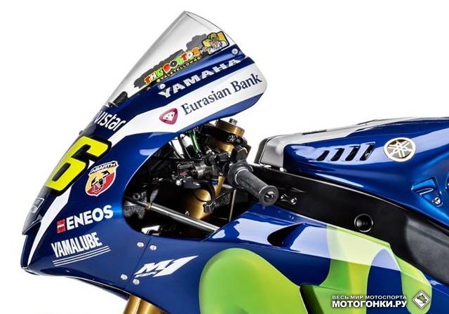 MotoGP: Yamaha YZR-M1 2016 года - Валентино Росси не будет использовать крылышки в следующем сезоне